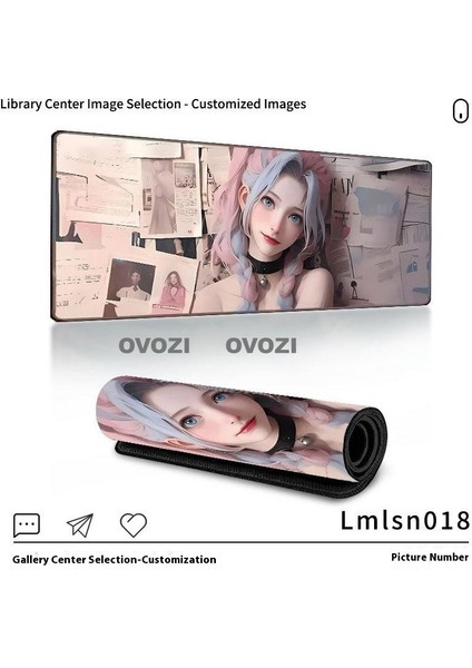 Ovozı 80×30CM Ekstra Büyük Fare ve Klavye Pedi (Yurt Dışından)