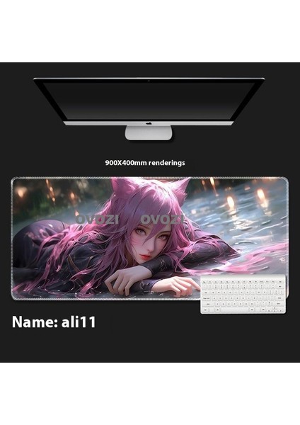 Ovozı 80×30CM Ekstra Büyük Fare ve Klavye Pedi (Yurt Dışından)