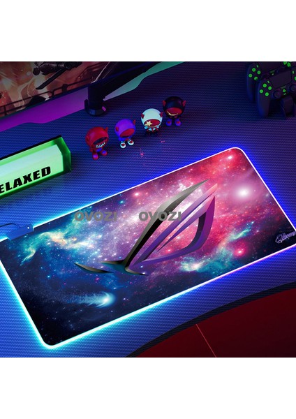 Ovozı Rgb 70×30CM Ekstra Büyük Fare ve Klavye Pedi (Yurt Dışından)