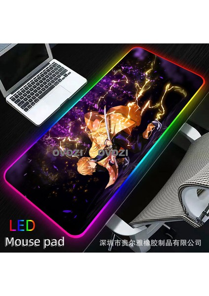 Ovozı Rgb 60×30CM Ekstra Büyük Fare ve Klavye Pedi (Yurt Dışından)