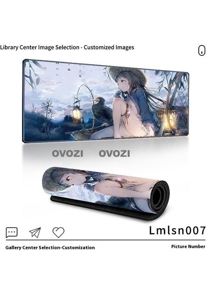 Ovozı 80×30CM Ekstra Büyük Fare ve Klavye Pedi (Yurt Dışından)