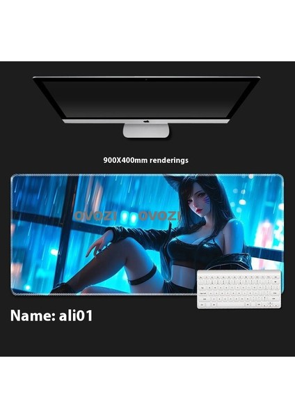Ovozı 80×30CM Ekstra Büyük Fare ve Klavye Pedi (Yurt Dışından)