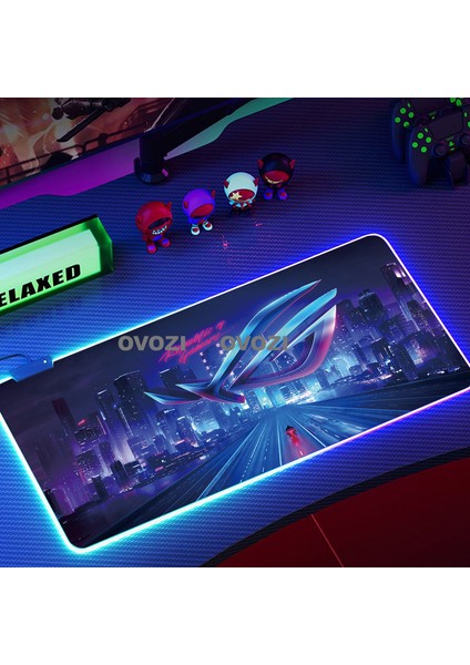 Ovozı Rgb 70×30CM Ekstra Büyük Fare ve Klavye Pedi (Yurt Dışından)