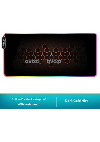 Ovozı Rgb 60×30CM Ekstra Büyük Fare ve Klavye Pedi (Yurt Dışından)