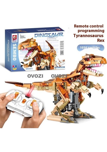 Ovozı Dinozor Yapı Taşları Eğitici Oyuncaklar (Yurt Dışından)