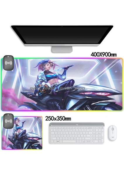 Ovozı Rgb 60×30CM Ekstra Büyük Fare ve Klavye Pedi (Yurt Dışından)