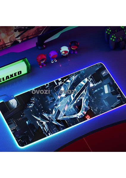 Ovozı Rgb 80×30CM Ekstra Büyük Fare ve Klavye Pedi (Yurt Dışından)