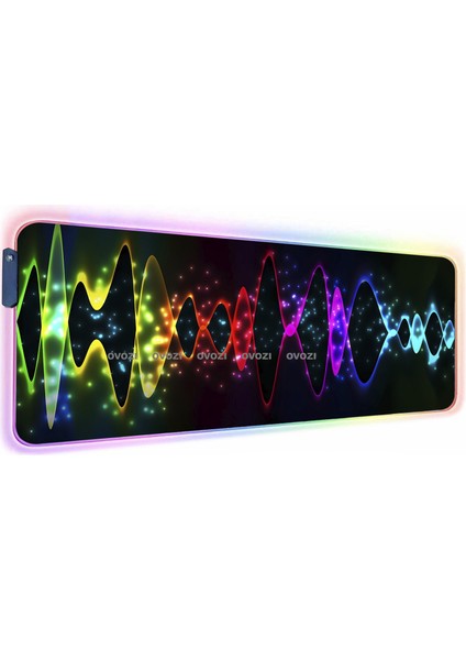 Ovozı Rgb 80×30CM Ekstra Büyük Fare ve Klavye Pedi (Yurt Dışından)