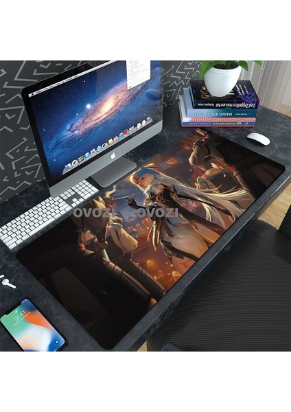 Ovozı Rgb 80×30CM Ekstra Büyük Fare ve Klavye Pedi (Yurt Dışından)