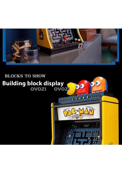 Ovozı Pac-Man Yapı Taşı Modeli Fikirler Serisi Oyun Konsolu Montajlı Oyuncaklar (Yurt Dışından) indirimleri
