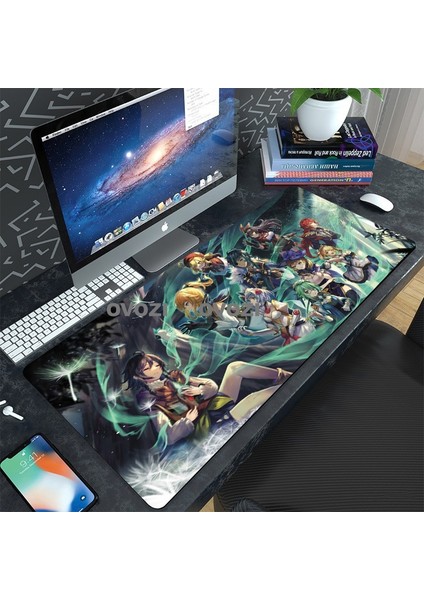 Ovozı Rgb 80×30CM Ekstra Büyük Fare ve Klavye Pedi (Yurt Dışından)