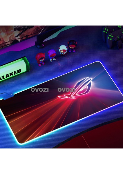Ovozı Rgb 80×30CM Ekstra Büyük Fare ve Klavye Pedi (Yurt Dışından)