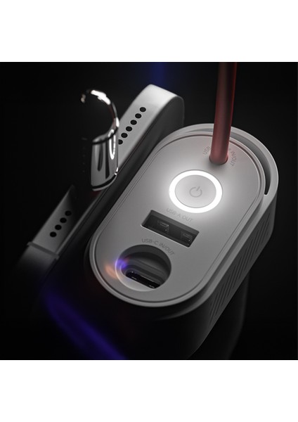Pouch Mini - Ultra Kompakt ve Taşınabilir Powerbank - Gri