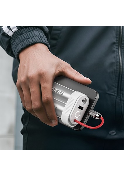 Pouch Mini - Ultra Kompakt ve Taşınabilir Powerbank - Gri