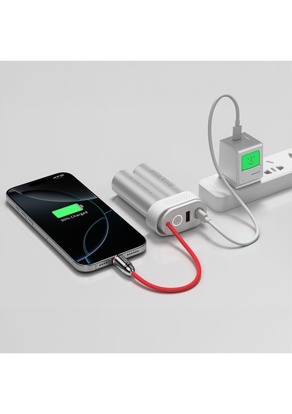 Pouch Mini - Ultra Kompakt ve Taşınabilir Powerbank - Beyaz