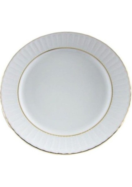Elite Yaldızlı Çukur Yemek Tabağı 17 cm 12 Adet 1 Adet