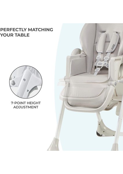 Elite Mama Sandalyesi Yummy, Ergonomik, Rahat, Yatar, Katlanabilir, Yüksekliği Ayarlanabilir 1 Adet