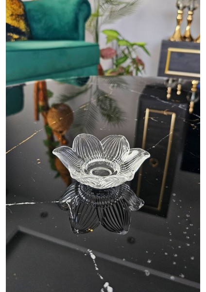 Elite 6 Lı Lotus Çiçeği Kahve Yanı Sunumluk | Çizgili Origami Lokumluk | Drajelik | Şekerlik 1 Adet fiyatları