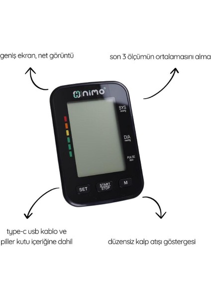 Hkd-03 Dijital Otomatik Koldan Ölçer Tansiyon Alet (DBP-1333) fiyatları