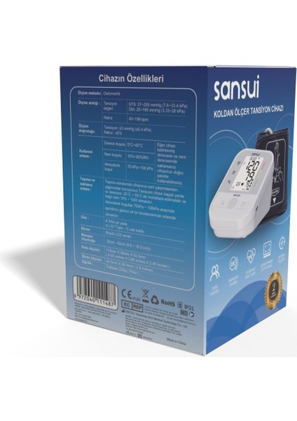 Hafızalı ve Geniş Ekranlı Koldan Ölçer Tansiyon Aleti modelleri
