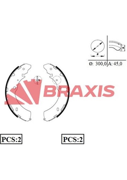 Arka Fren Balatası Kampana Tıp Isuzu Dmax 2006-2012 Isuzu Tfr 2012->