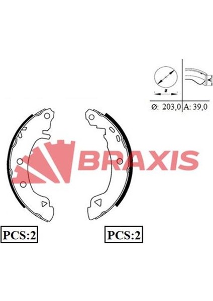Arka Fren Balatası Pabuc Brava Bravo 1.6.1.8 Hb.2.0 Marea 1.4