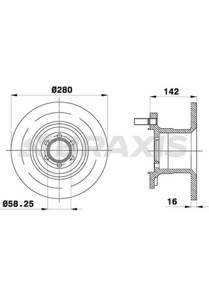 Fren Diski Ön Daıly Iı 2.5td