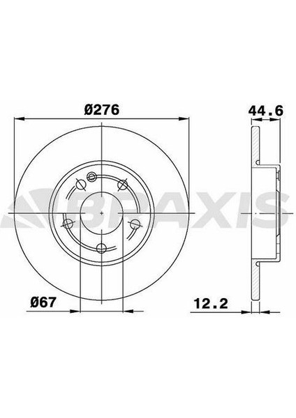 Fren Diski On A-Class W169 04>12