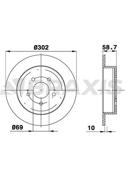 Fren Diski Arka Mıtsubıshı Grandıs 2.0dı D