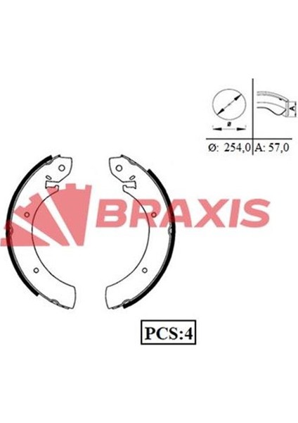 Arka Fren Balatası Kampana H100 Mınıbus 94 05 Musso 96> Korando 96>