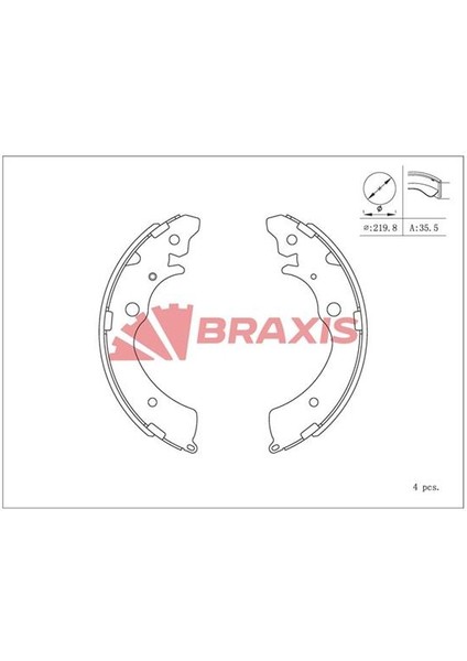 Fren Balatası Arka Pabuc Honda Accord 85-93 Cıvıc Vıı 00-05 Cr-V 95-06 Fr-V 04 -> Hr-V 99-> Jımny 98-02
