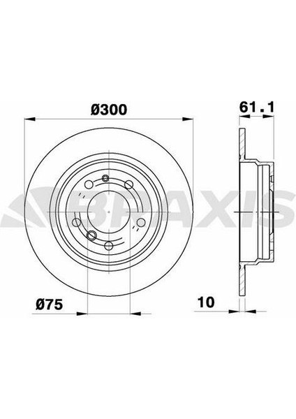 Arka Fren Diski Bmw E34 90>95