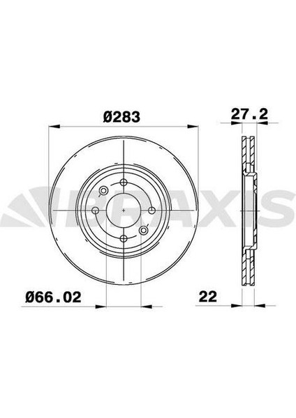 Fren Diski Ön Xantıa 93> Xsara 98> Zx 96 97 P306 Gtı / XU10J4RS S16 97> P405 Ym 2.0 16