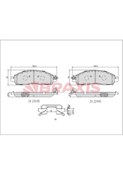 Ön Fren Balatası Nıssan Navara D23 Kasa 2.3 4×4 2015->