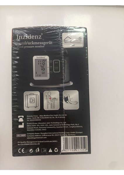 Dijital Inzidenz B07 Model Tansiyon Aleti Pilli Kol