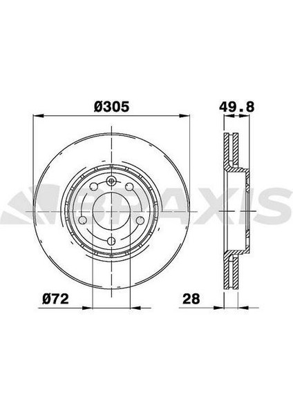 Fren Diski Ön Havalı Trafıc Iı Vıvaro 1.9dcı / 2.0dcı (5 Bıjon)
