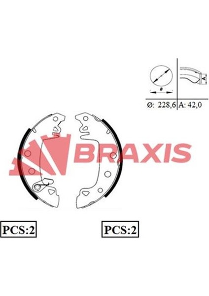 Arka Fren Balatası Pabuc R12 M131 C15 (Cırcırlı)