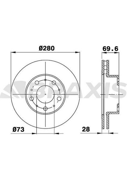 Fren Diski Ön Boxer Iıı Jumper Iıı Ducato Iıı 14Q (15 Jant) / (Cap: 280MM Kalınlık: 28MM) Hava Sogutmalı