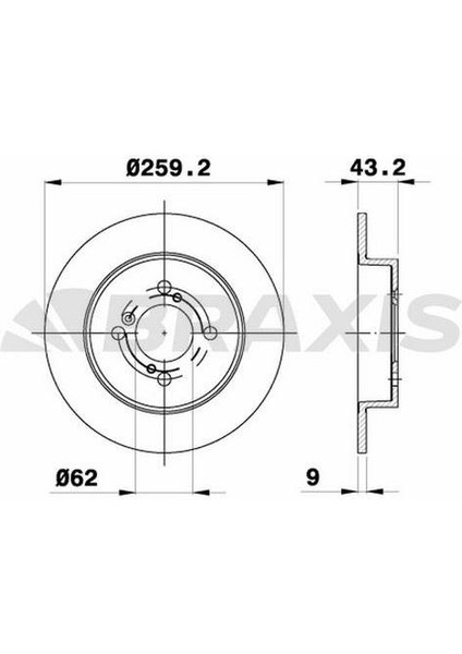Fren Diski Arka Swıft Iv 10> 259X4