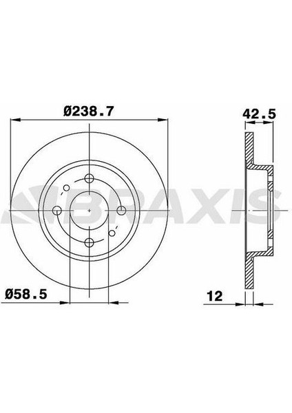 Fren Diski Ön Lada Samara