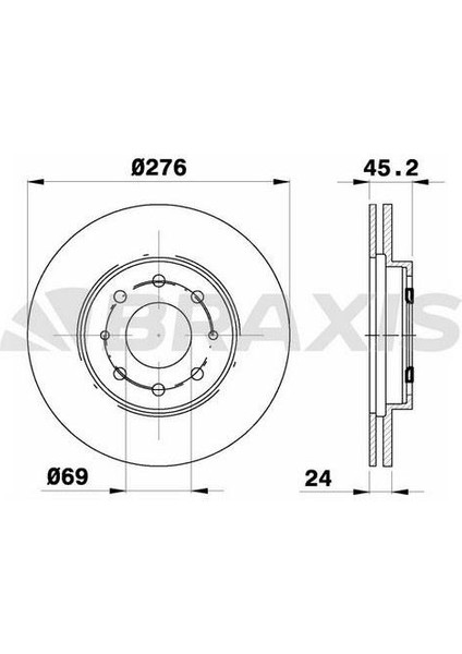Fren Diski Ön Mıtsubıshı Galant 2.0ı 2.4ı