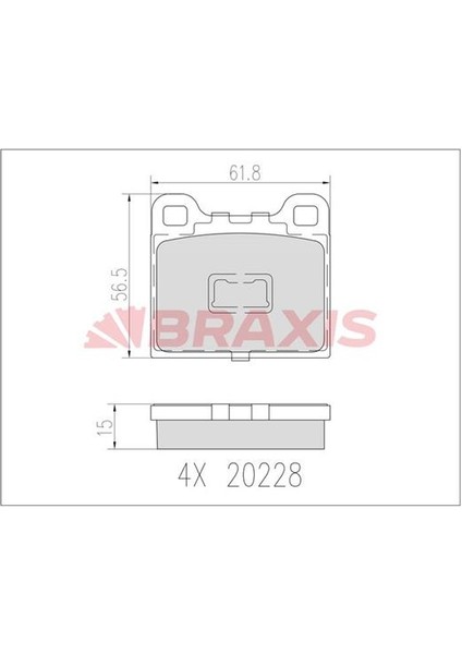 Fren Balatası On Golf I Polo 75> Jetta I 80>84 Passat 73> Scırocco Derby Santana 81> / 50 74> 80 72>