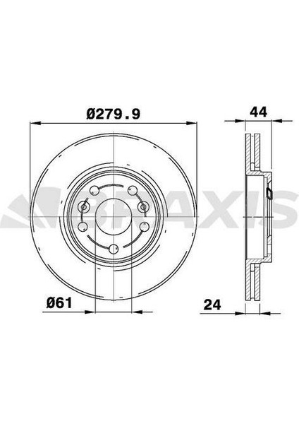 Fren Diski Ön Renault Megane Iı 2.0 Dcı 04> (Hava Kanallı)