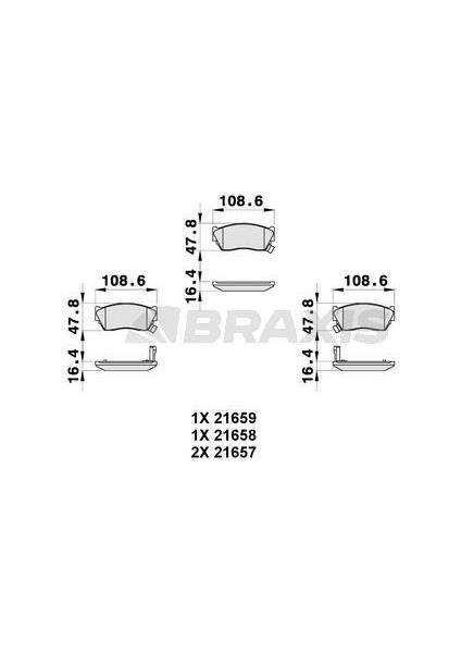 Ön Fren Balatası Sunny (N14) 1.4ı 16V
