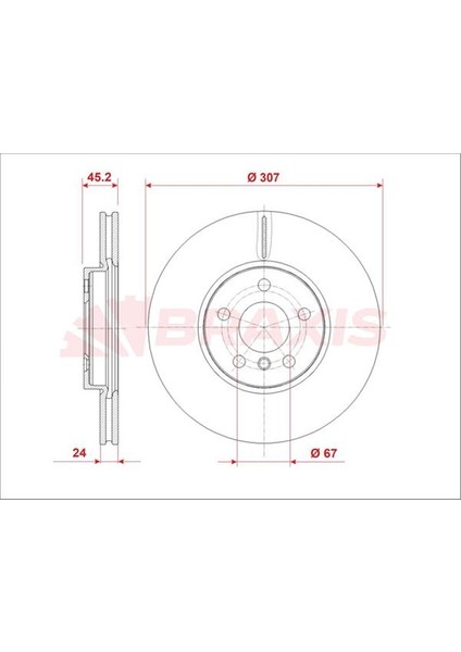 Fren Diski On Bmw F45 F46 Mını F54 F60