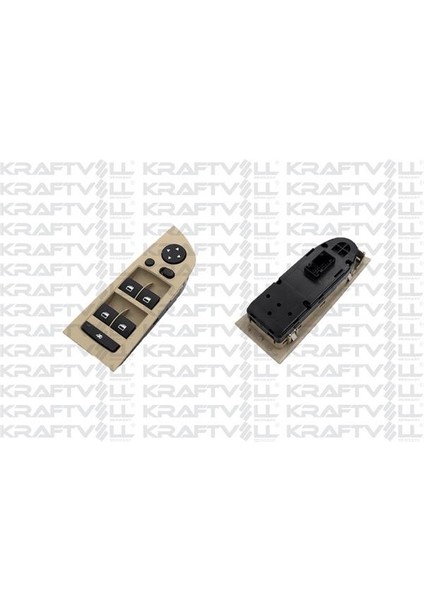 Cam Düğmesi Sol Dortlu Katlanır Bej Cercevelı Bmw E90 E91