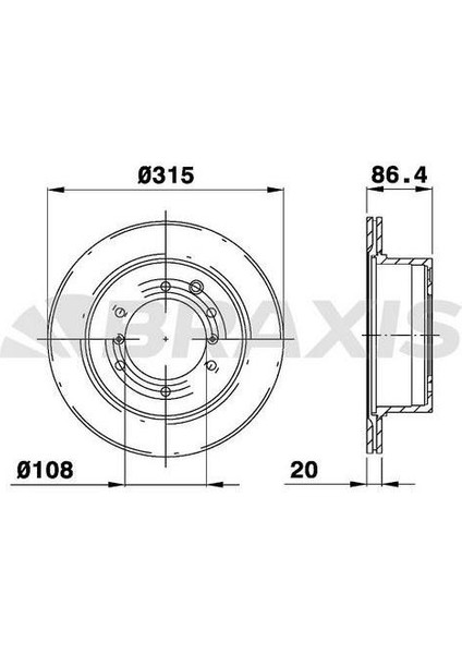 Fren Diski Arka Hyundaı Terracan 2.5td 3.5ı