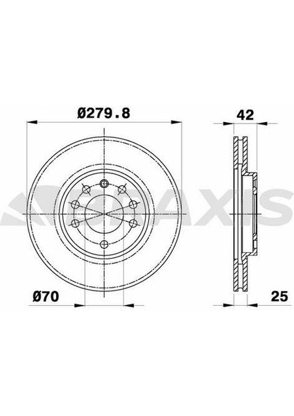 Fren Diski Ön 5 Bıjon Astra G Astra H Corsa C Merıva A
