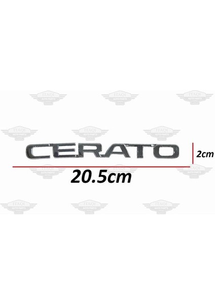 Yazı Cerato 09-15 Arka (Cerato Yazısı)