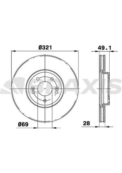 Fren Diski Ön Hyundaı Santa Fe 2 2.2crdı